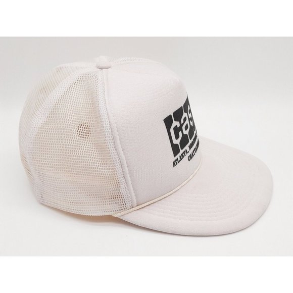 Vintage Case Snapback Trucker Cap Hat USA  White. Atlanta Chattanooga. Otto Cap - Picture 3 of 9